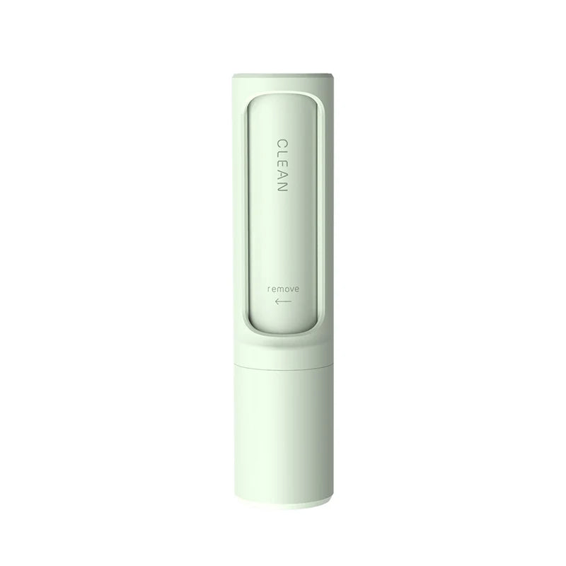 2-in-1 Reusable Pet Hair Remover Brush and Lint Roller for Effective Fur and Dust Removal from Clothes - Self-Cleaning and Portable
